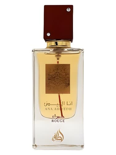 Lattafa Ana Abiyedh Rouge bottle